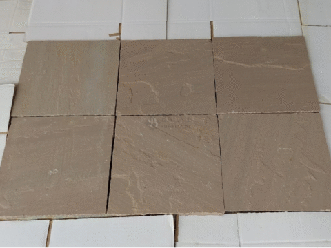 Autumn Brown Sandstone Paving