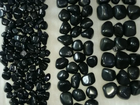Black Marble Polished Pebble