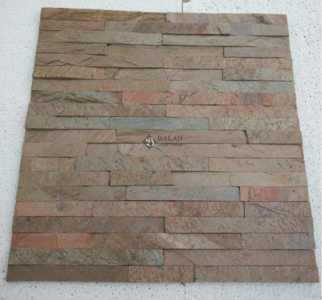 Copper Multi Slate Wall Cladding