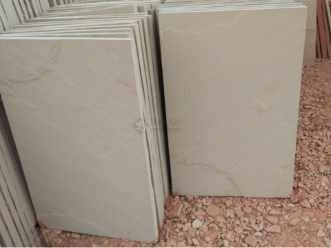 Dholpur Beige Sandstone Tiles