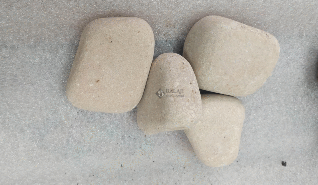 Dholpur Beige Stone Pebbles