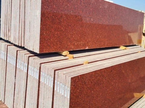 Imperial red granite, New imperial red granite, gem red granite, fortune red granite slabs manufacturers, exporters and suppliers
