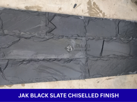 Jak Black Slate Chiselled Finish