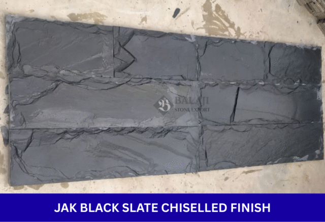 Jak Black Slate Chiselled Finish