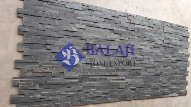 Jak Black Slate Wall Cladding