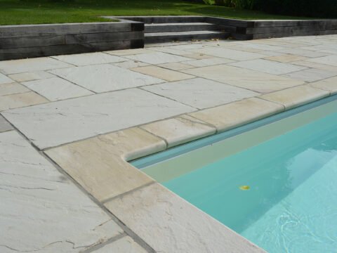 Mint Sandstone Pool Coping
