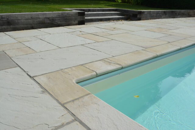 Mint Sandstone Pool Coping