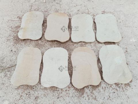 Mint Sandstone Stepping Stone