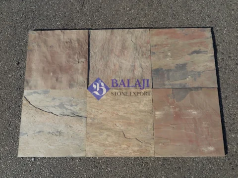 Multi Pink Slate Natural