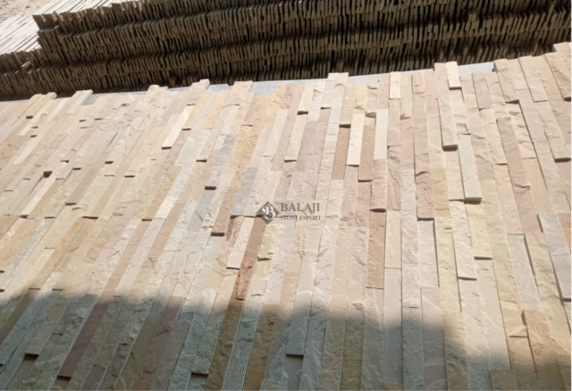 Raj Green Sandstone Cladding