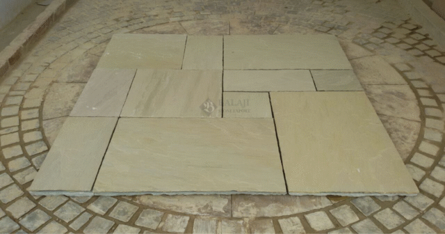 Raj Green Indian Sandstone Paving