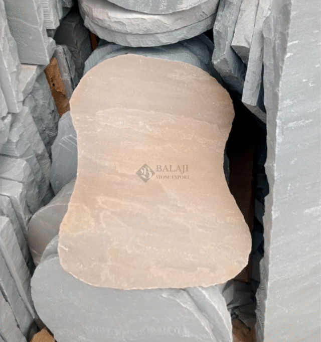 Raj Green Sandstone Stepping Stone