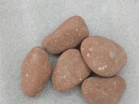 Dholpur Red Stone Pebbles