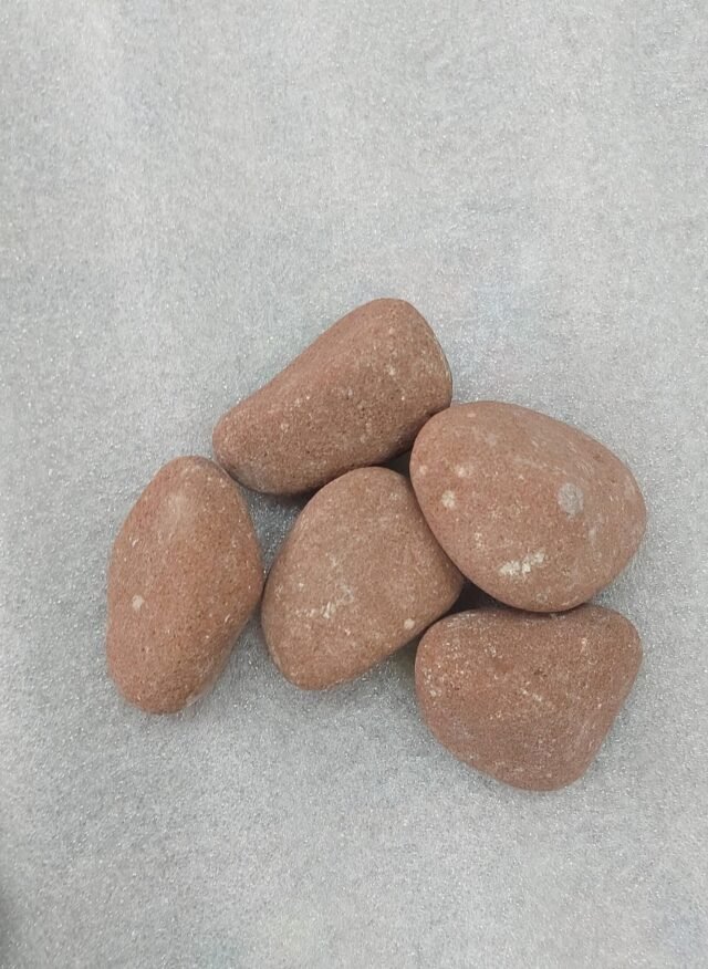Dholpur Red Stone Pebbles