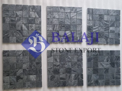 Silver Grey Polished Mosaic