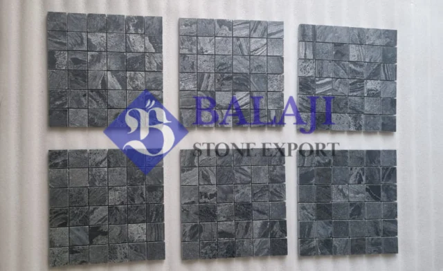 Silver Grey Polished Mosaic