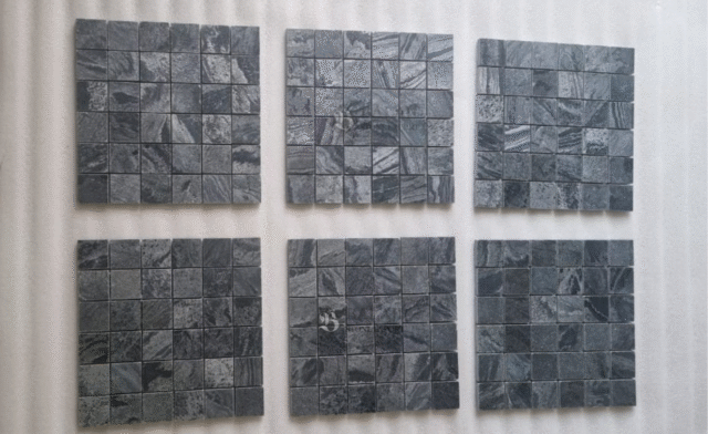 Silver Grey Quartzite Mosaic