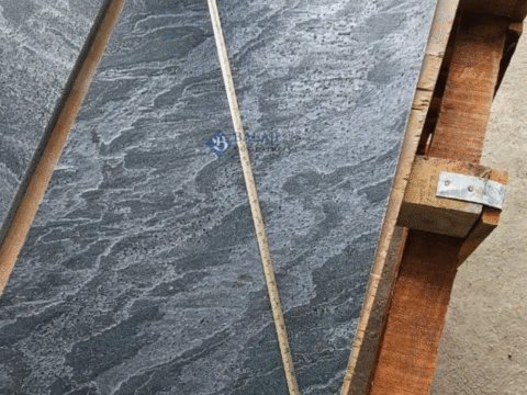 Silver Grey Slate Brushed Finish