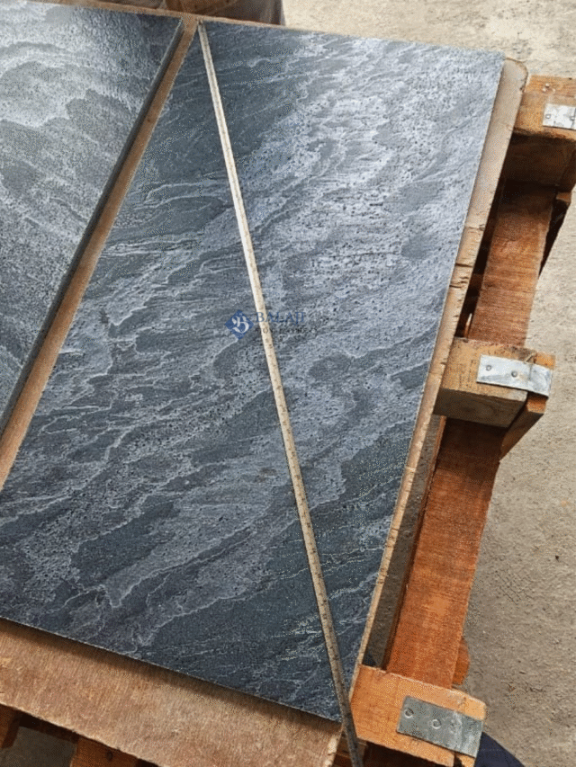 Silver Grey Slate Brushed Finish