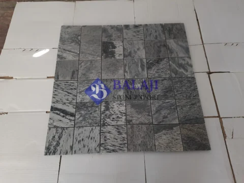 Silver Shine Slate Polished Mosaic