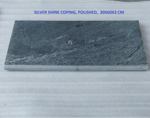 Silver Shine Pool Border