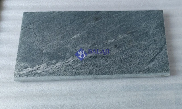 Silver Shine Slate Pool Coping
