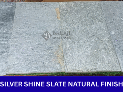 Silver Shine Slate Stone Natural Finish