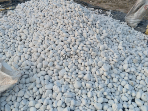 Snow White Marble Pebbles
