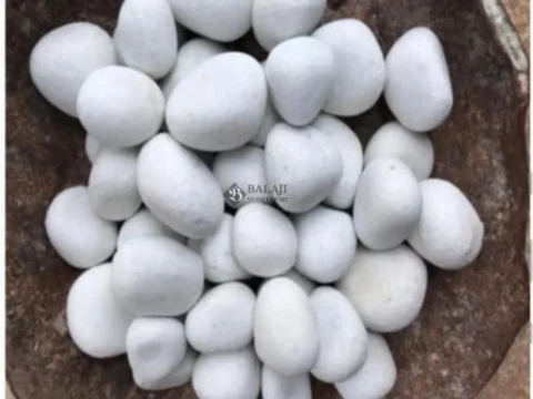 White Marble Pebble