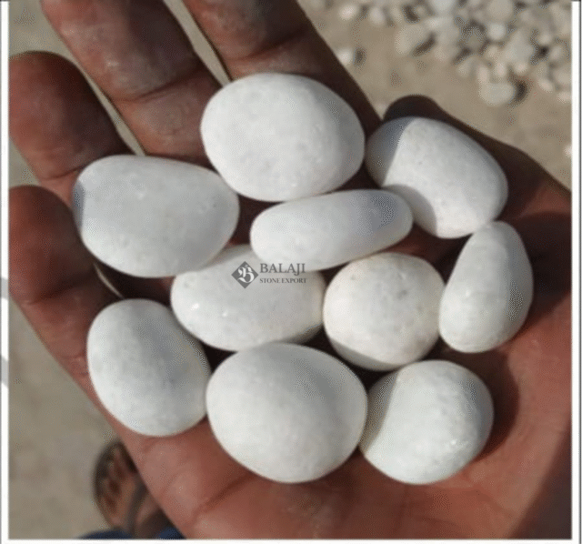 White Marble Pebbles