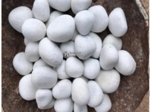 White Marble Stone Pebbles