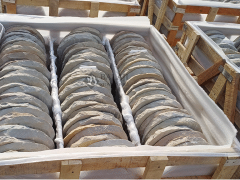 White Mint Step Stone Pavers