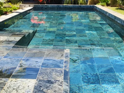 Indian Green Slate Pool Tiles