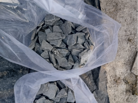 Silver Grey Slate Chips