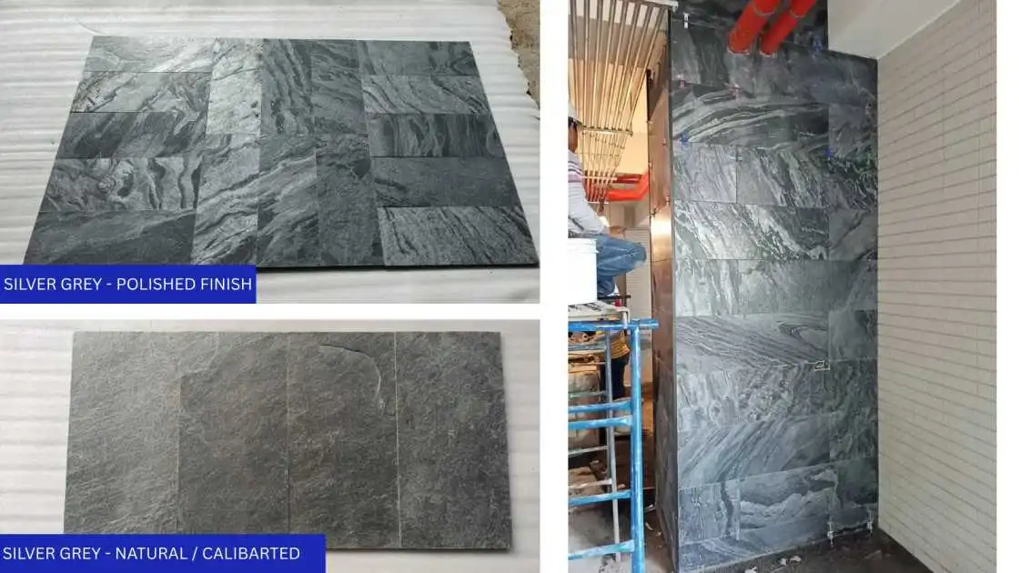 Silver Grey Slate Stone Suppliers in India