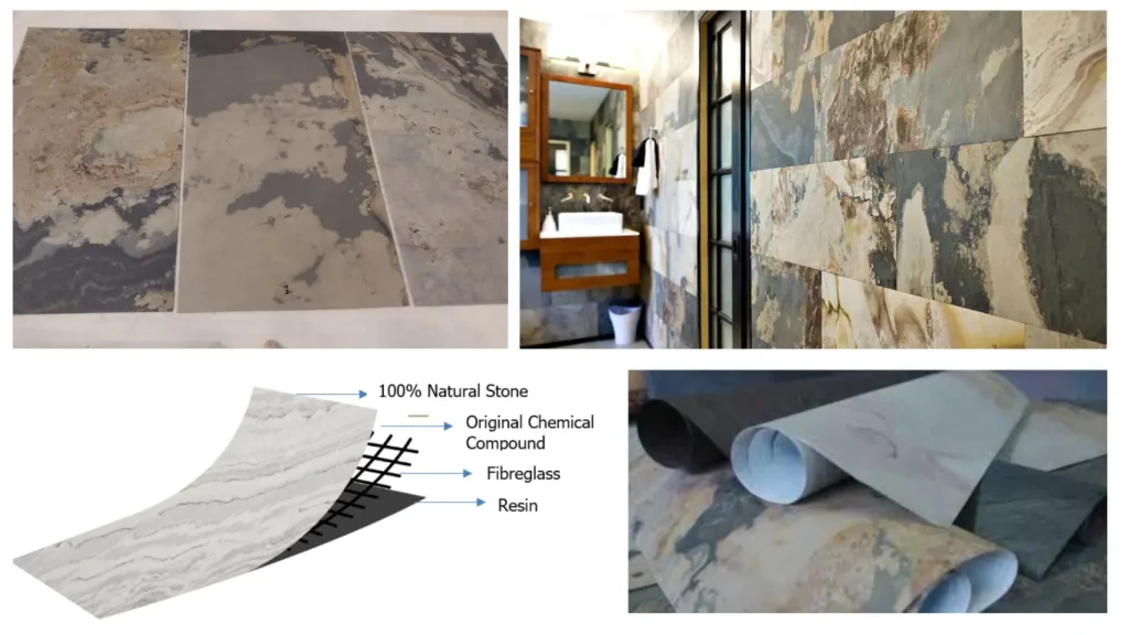 Flexible Stone Veneer Sheets